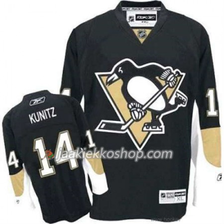 Reebok Miehille NHL Pittsburgh Penguins Pelipaita Chris Kunitz 14 Musta Koti