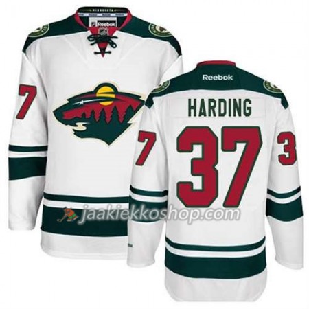 Reebok Miehille NHL Minnesota Wild Pelipaita Josh Harding #37 Vieras Valkoinen