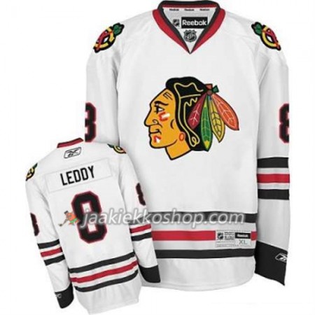 Reebok Nainen NHL Chicago Blackhawks Pelipaita Nick Leddy 8 Valkoinen Vieras