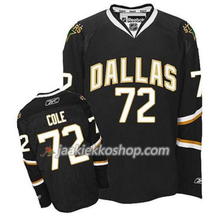 Reebok Miehille NHL Dallas Stars Pelipaita Erik Cole #72 Premier Musta