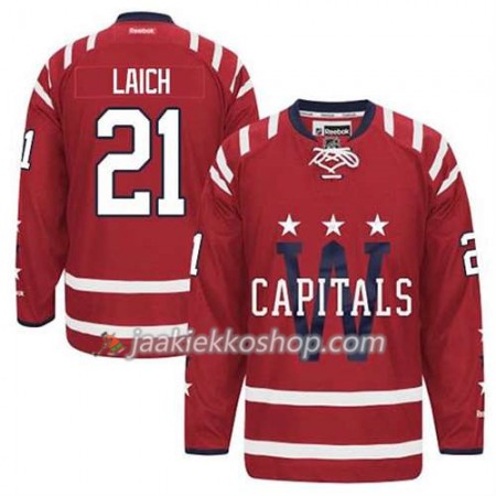 Reebok Miehille NHL Washington Capitals Pelipaita Brooks Laich #21 2015 Winter Classic Punainen