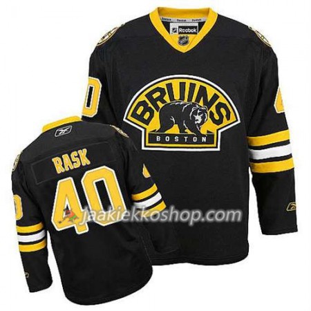 Reebok Miehille NHL Boston Bruins Pelipaita Tuukka Rask #40 Kolmas Musta