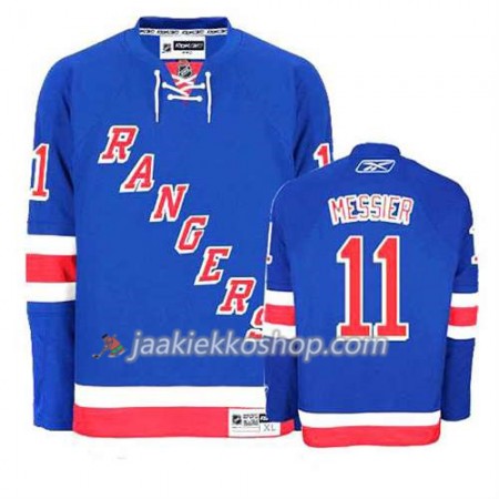 Reebok Miehille NHL New York Rangers Pelipaita Mark Messier #11 Koti Sininen