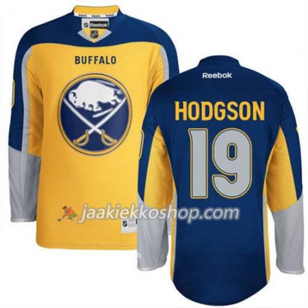 Reebok Miehille NHL Buffalo Sabres Pelipaita Cody Hodgson #19 Uusi Kolmas Kulta