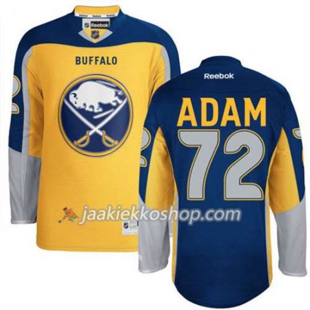Reebok Miehille NHL Buffalo Sabres Pelipaita Luke Adam #72 Uusi Kolmas Kulta