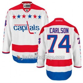 Reebok Miehille NHL Washington Capitals Pelipaita John Carlson #74 Kolmas Valkoinen