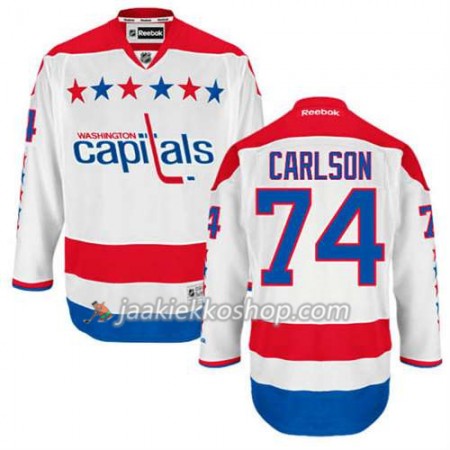 Reebok Miehille NHL Washington Capitals Pelipaita John Carlson #74 Kolmas Valkoinen