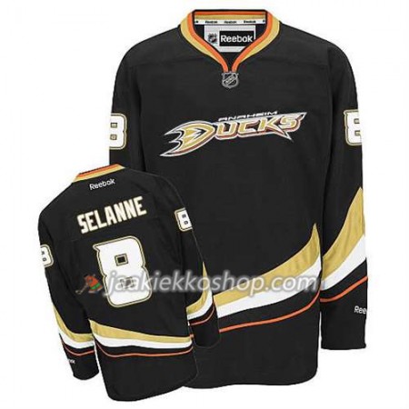 Reebok Miehille NHL Anaheim Ducks Pelipaita Teemu Selanne #8 Koti Musta