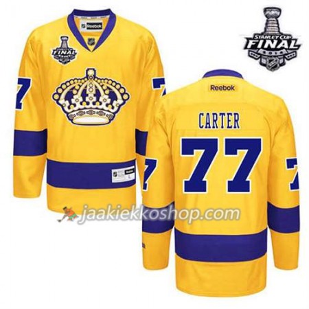 Lapsille NHL Los Angeles Kings Pelipaita Jeff Carter #77 Kolmas Musta 2014 Stanley Cup
