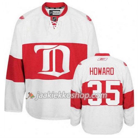 Reebok Miehille NHL Detroit Red Wings Pelipaita Jimmy Howard #35 Kolmas Valkoinen