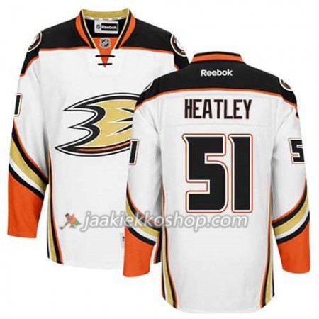 Reebok Miehille NHL Anaheim Ducks Pelipaita Dany Heatley #51 Vieras Valkoinen