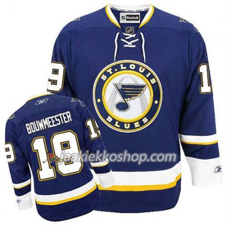 Reebok Miehille NHL St. Louis Blues Pelipaita Jay Bouwmeester #19 Kolmas Sininen