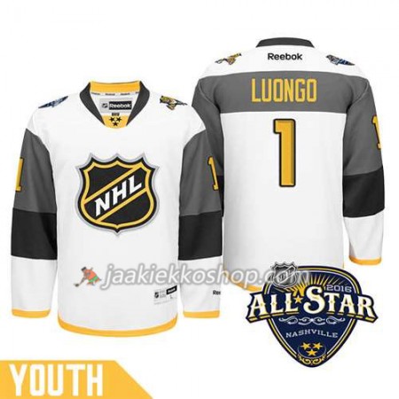 Lapsille NHL 2016 All Star Premier-Florida Panthers Pelipaita Roberto Luongo #1 Valkoinen Paita