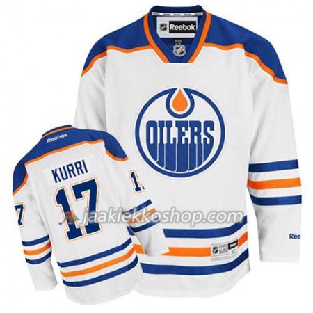 Reebok Miehille NHL Edmonton Oilers Pelipaita Jari Kurri #17 Vieras Valkoinen