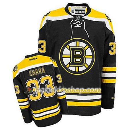 Reebok Miehille NHL Boston Bruins Pelipaita Zdeno Chara #33 Koti Musta