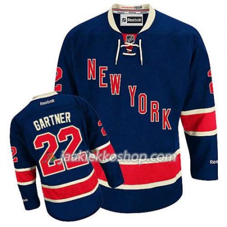 Reebok Miehille NHL New York Rangers Pelipaita Mike Gartner #22 Kolmas Sininen