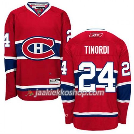 Reebok Miehille NHL Montreal Canadiens Pelipaita Jarred Tinordi #24 Koti Punainen
