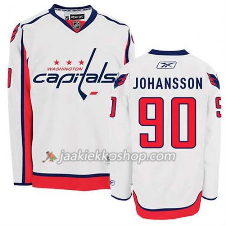 Reebok Miehille NHL Washington Capitals Pelipaita Marcus Johansson #90 Vieras Valkoinen