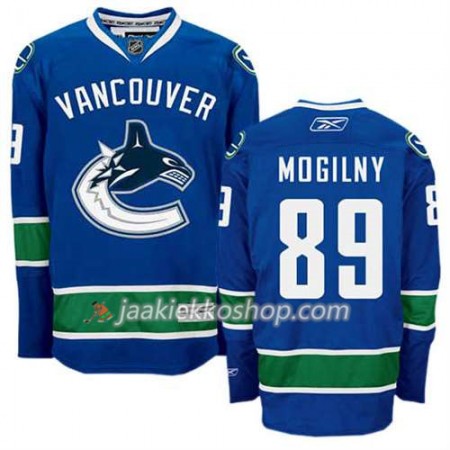 Reebok Miehille NHL Vancouver Canucks Pelipaita Alexander Mogilny #89 Koti Sininen