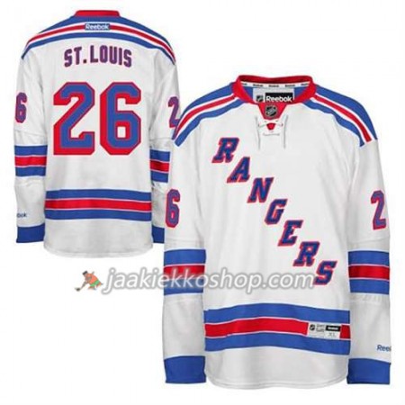 Reebok Miehille NHL New York Rangers Pelipaita Martin St. Louis #26 Vieras Valkoinen