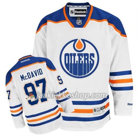 Reebok Miehille NHL Edmonton Oilers Pelipaita Connor McDavid #97 Vieras Valkoinen Reebok Miehille NHL Edmonton Oilers Pelipaita Connor McDavid #97 Vieras Valkoinen