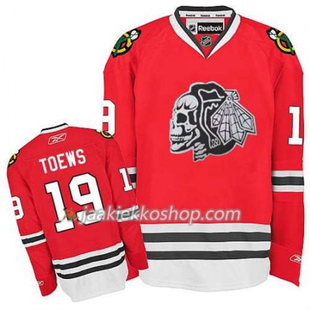 Lapsille NHL Chicago Blackhawks Pelipaita Jonathan Toews #19 Skull Punainen
