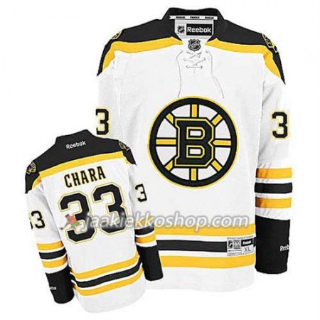 Reebok Miehille NHL Boston Bruins Pelipaita Zdeno Chara #33 Vieras Valkoinen