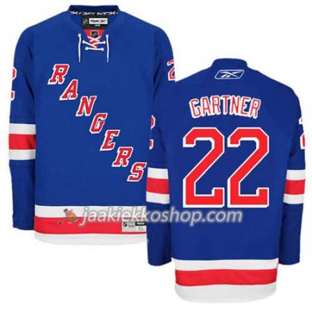 Reebok Miehille NHL New York Rangers Pelipaita Mike Gartner #22 Koti Sininen