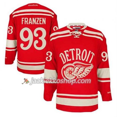 Reebok Miehille NHL Detroit Red Wings Pelipaita Johan Franzen #93 2014 Winter Classic Punainen