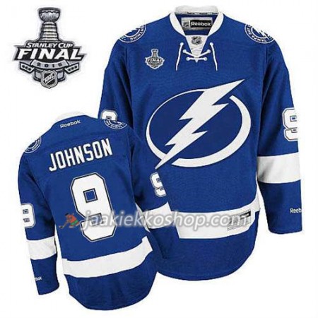 Reebok Miehille NHL Tampa Bay Lightning Pelipaita Trevor Van Riemsdyk #9 Koti Sininen 2015 Stanley Cup