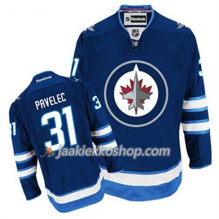 Reebok Miehille NHL Winnipeg Jets Pelipaita Ondrej Pavelec #31 Koti Sininen