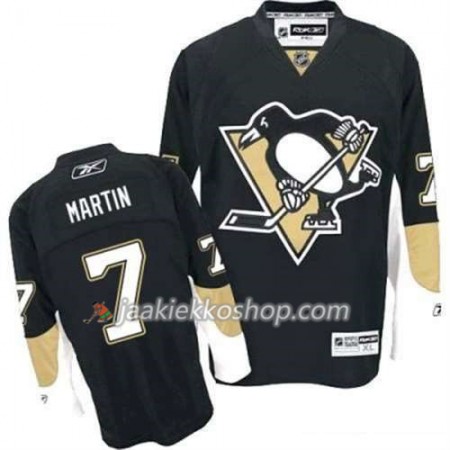 Reebok Miehille NHL Pittsburgh Penguins Pelipaita Paul Martin 7 Musta Koti Reebok Miehille NHL Pittsburgh Penguins Pelipaita Paul Martin 7 Musta Koti