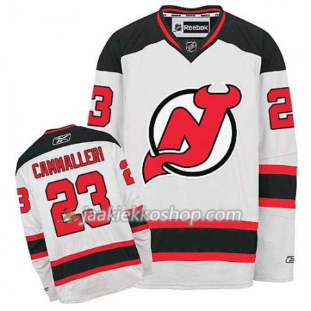 Reebok Miehille NHL New Jersey Devils Pelipaita Mike Cammalleri #23 Vieras Valkoinen
