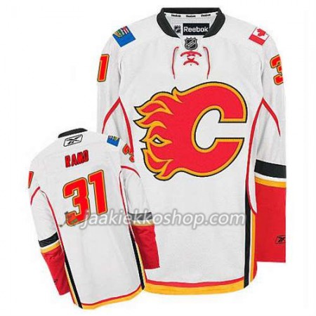 Reebok Miehille NHL Calgary Flames Pelipaita Karri Ramo #31 Vieras Valkoinen