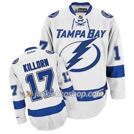 Reebok Miehille NHL Tampa Bay Lightning Pelipaita Alex Killorn #17 Vieras Valkoinen