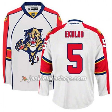 Reebok Miehille NHL Florida Panthers Pelipaita Aaron Ekblad #5 Vieras Valkoinen