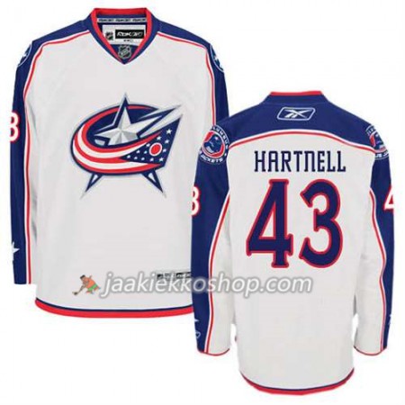 Reebok Miehille NHL Columbus Blue Jackets Pelipaita Scott Hartnell #43 Vieras Valkoinen Reebok Miehille NHL Columbus Blue Jackets Pelipaita Scott Hartnell #43 Vieras Valkoinen