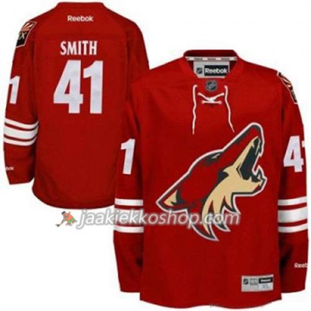 Reebok Miehille NHL Phoenix Coyotes Mike Smith 41 Burgundy Punainen Koti