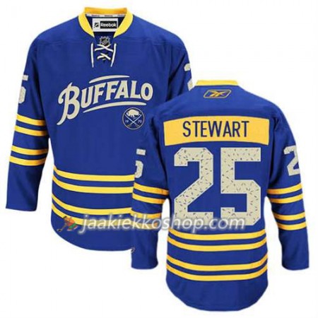 Reebok Miehille NHL Buffalo Sabres Pelipaita Chris Stewart #25 Kolmas Sininen