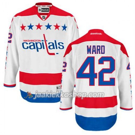 Reebok Miehille NHL Washington Capitals Pelipaita Joel Ward #42 Kolmas Valkoinen