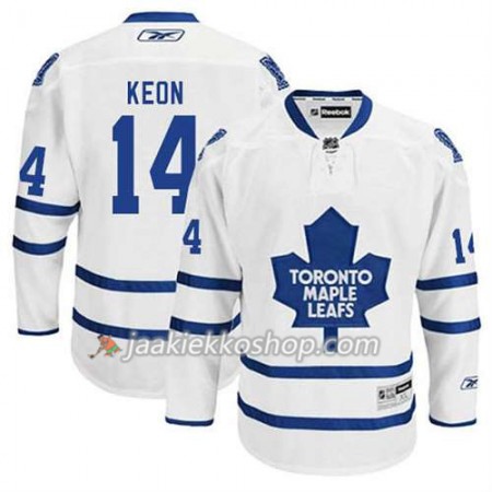 Reebok Miehille NHL Toronto Maple Leafs Pelipaita Dave Keon #14 Vieras Valkoinen