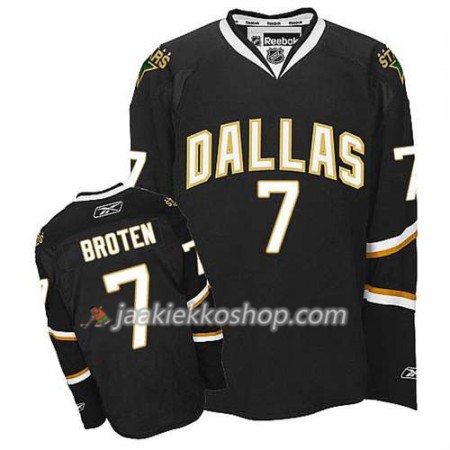 Reebok Miehille NHL Dallas Stars Pelipaita Neal BPunainenen #7 Premier Musta