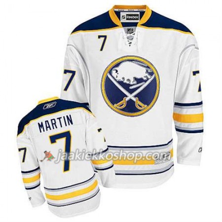 Reebok Miehille NHL Buffalo Sabres Pelipaita Rick Martin #7 Vieras Valkoinen