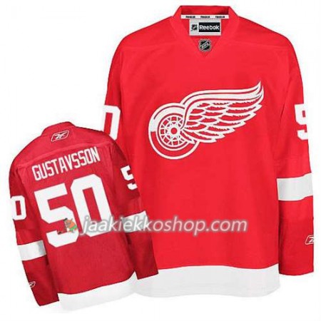 Reebok Miehille NHL Detroit Red Wings Pelipaita Jonas Gustavsson #50 Koti Punainen