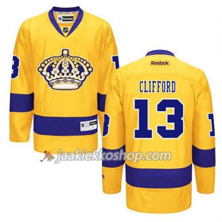 Reebok Miehille NHL Los Angeles Kings Pelipaita Kyle Clifford #13 Kolmas Kulta