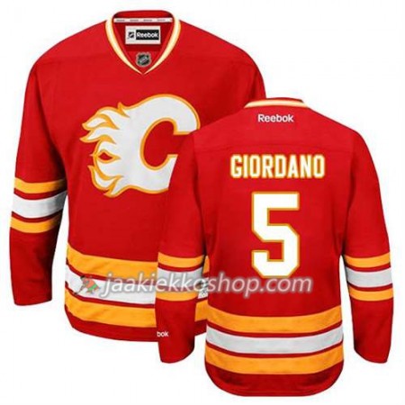 Reebok Miehille NHL Calgary Flames Pelipaita Mark Giordano #5 Kolmas Punainen
