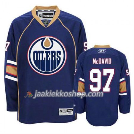 Reebok Miehille NHL Edmonton Oilers Pelipaita Connor McDavid #97 Kolmas Sininen