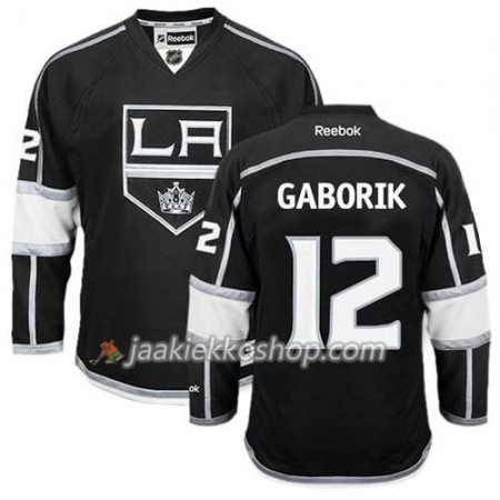 Reebok Nainen NHL Los Angeles Kings Pelipaita Marian Gaborik #12 Premier Koti Musta