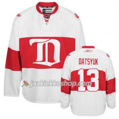 Reebok Miehille NHL Detroit Red Wings Pelipaita Pavel Datsyuk #13 Kolmas Punainen