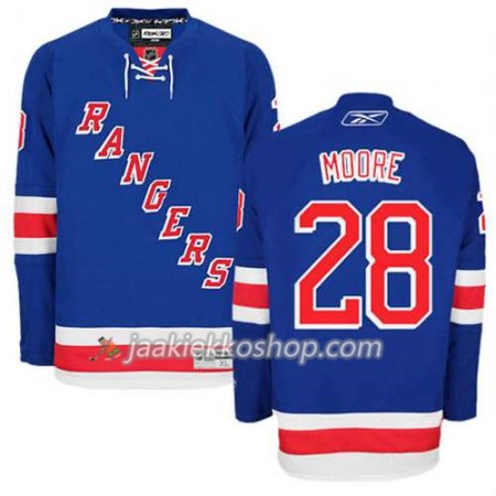 Reebok Miehille NHL New York Rangers Pelipaita Dominic Moore #28 Koti Sininen